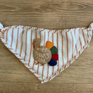 Mud Pie My First Thanksgiving Bib